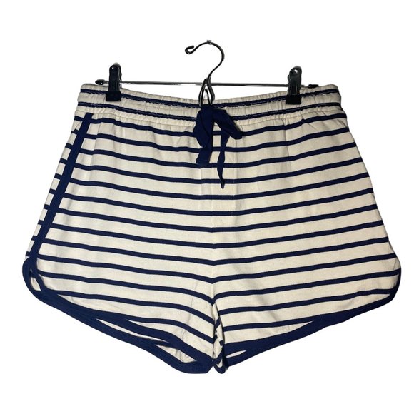 NWT | GAP | Stripe Pull On Cotton Knit Shorts | Navy & White | Medium (M) | NWT - Picture 5 of 6